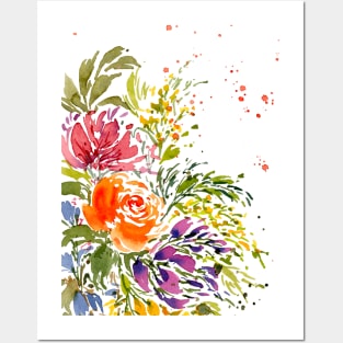 Summer flowers Posters and Art